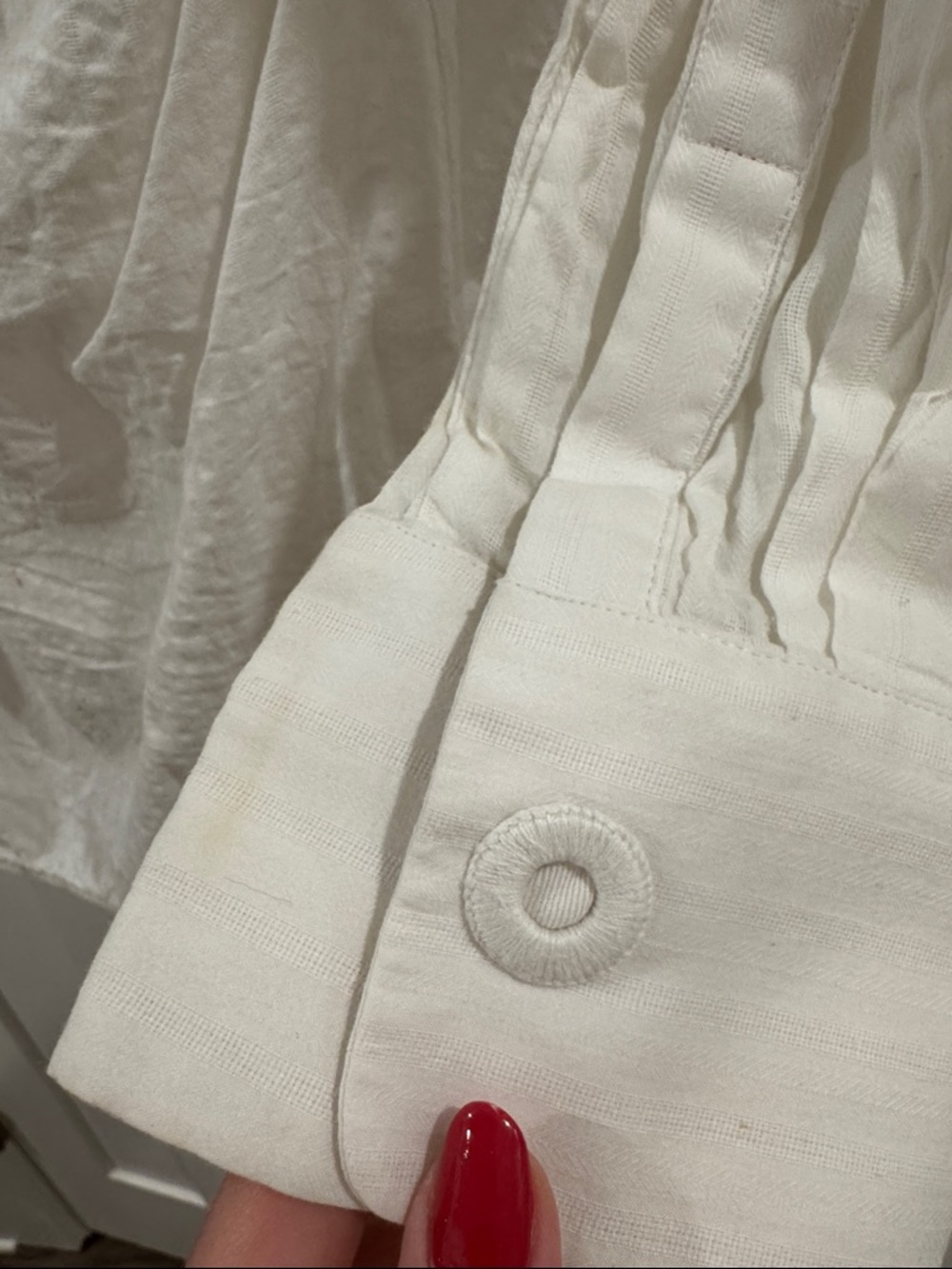 Jacquemus La Robe Bahia 100% Cotton White Long Sleeve Shirt Dress, Small / EU 36 - Picture 12 of 13